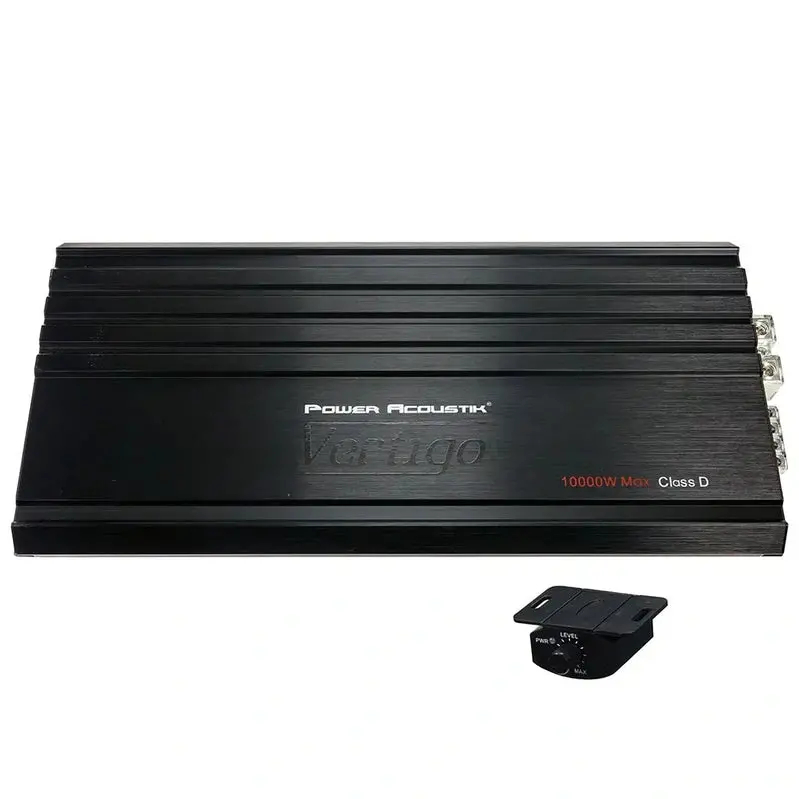 Power Acoustik 10,000W Class D Mono Car Amplifier – Stable 1-Ohm Load, High-Power Subwoofer Driver