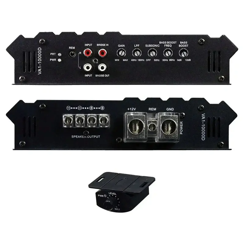 Power Acoustik 10,000W Class D Mono Car Amplifier – Stable 1-Ohm Load, High-Power Subwoofer Driver