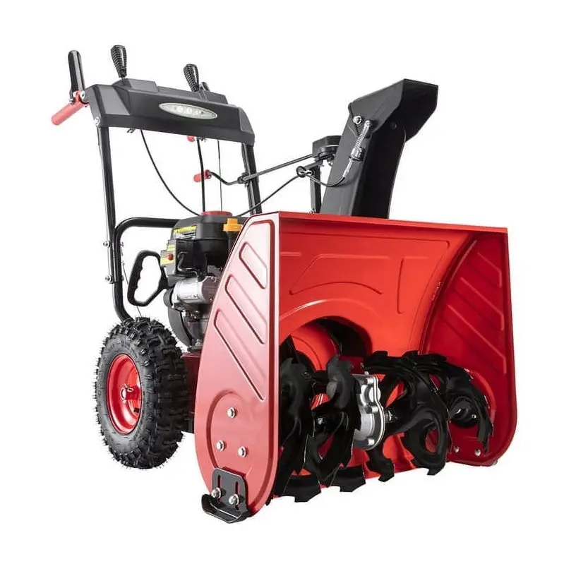 PowerSmart 26-Inch Two-Stage Gas Snow Blower – 252cc Engine, Electric Start, Self-Propelled