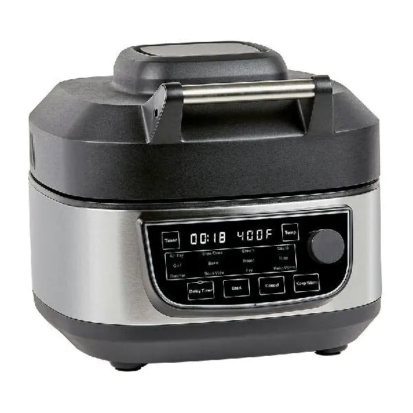 PowerXL Grill & Air Fryer Combo Plus – 12-in-1 Indoor Cooker, 1550W, Stainless Steel Housing