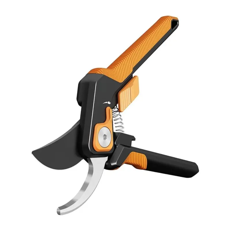 Precision Stainless Steel Bypass Pruning Shears for Shrubs, Branches & Plants