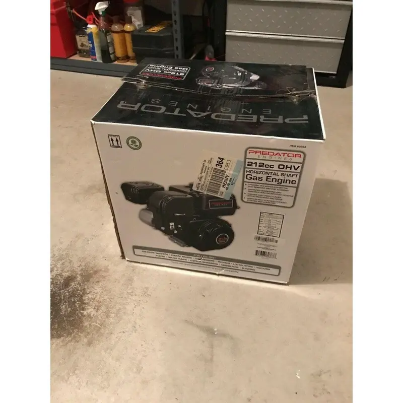 Predator 6.5 HP Horizontal Shaft Engine – 212cc OHV Gas Power Unit for Generators & Equipment