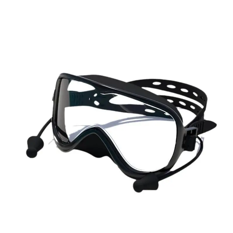 Premium Anti-Fog Silicone Swim Goggles – HD Lens, Large Frame Fit for Adults