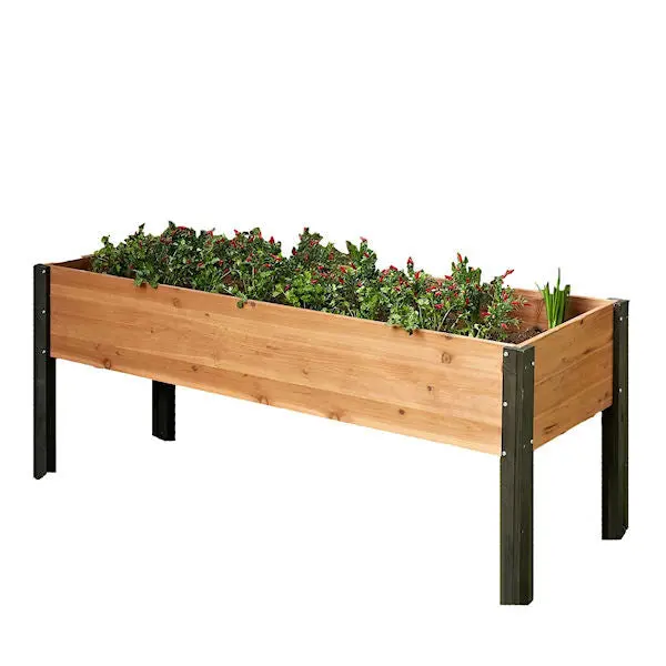 Premium Elevated Raised Garden Bed – 70" x 24" x 29" Heavy-Duty Planter Box for Patios & Decks