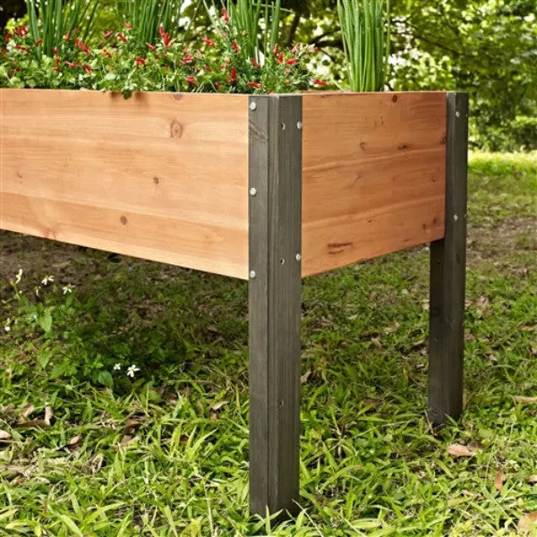 Premium Elevated Raised Garden Bed – 70" x 24" x 29" Heavy-Duty Planter Box for Patios & Decks