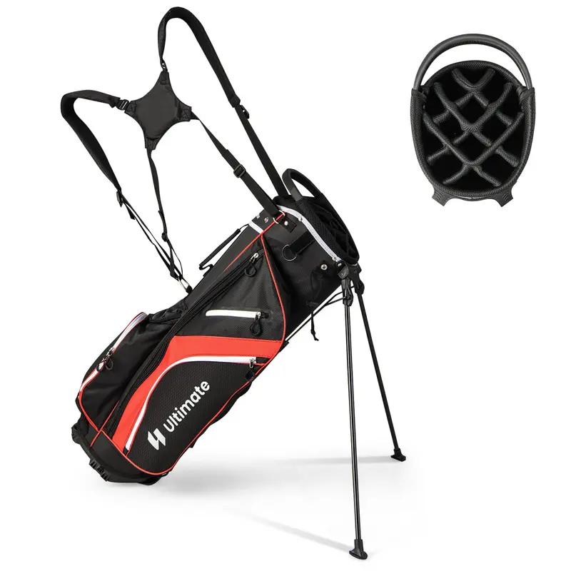 Premium Golf Stand Bag – 14-Way Top Divider with Sturdy Frame and Balanced Weight Distribution