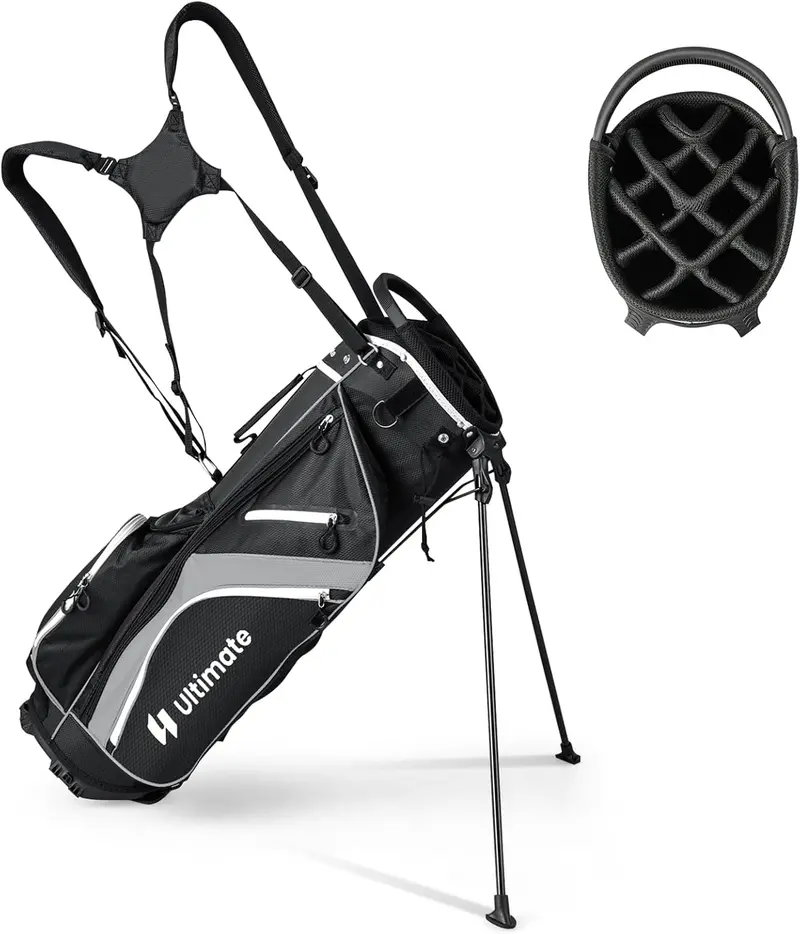 Premium Golf Stand Bag – 14-Way Top Divider with Sturdy Frame and Balanced Weight Distribution