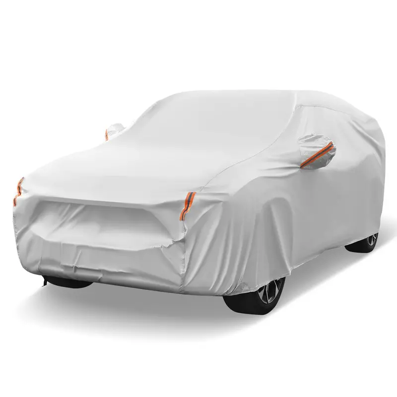 Premium Outdoor Car Cover – Fully Waterproof Auto Protector with Soft Cotton Interior Lining