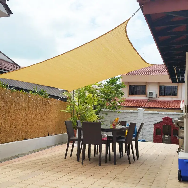 Premium Water-Repellent Sun Shade Cloth | Balcony & Patio UV Protection Canopy