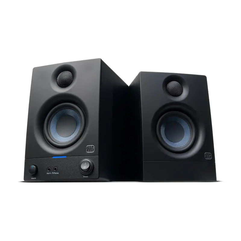 PreSonus Eris 3.5 Powered Studio Monitors – Compact Audio Reference Speakers