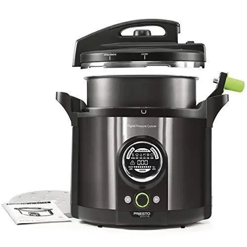 Presto 02144 Digital Pressure Canner – 12-Quart Stainless Steel with Smart Programming