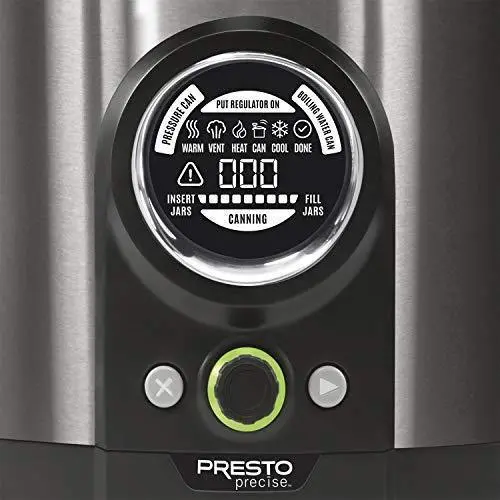 Presto 02144 Digital Pressure Canner – 12-Quart Stainless Steel with Smart Programming
