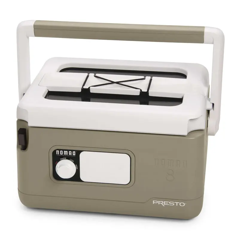 Presto 8-Quart Portable Slow Cooker – Cool-Touch, Locking Lid, Nonstick Pot