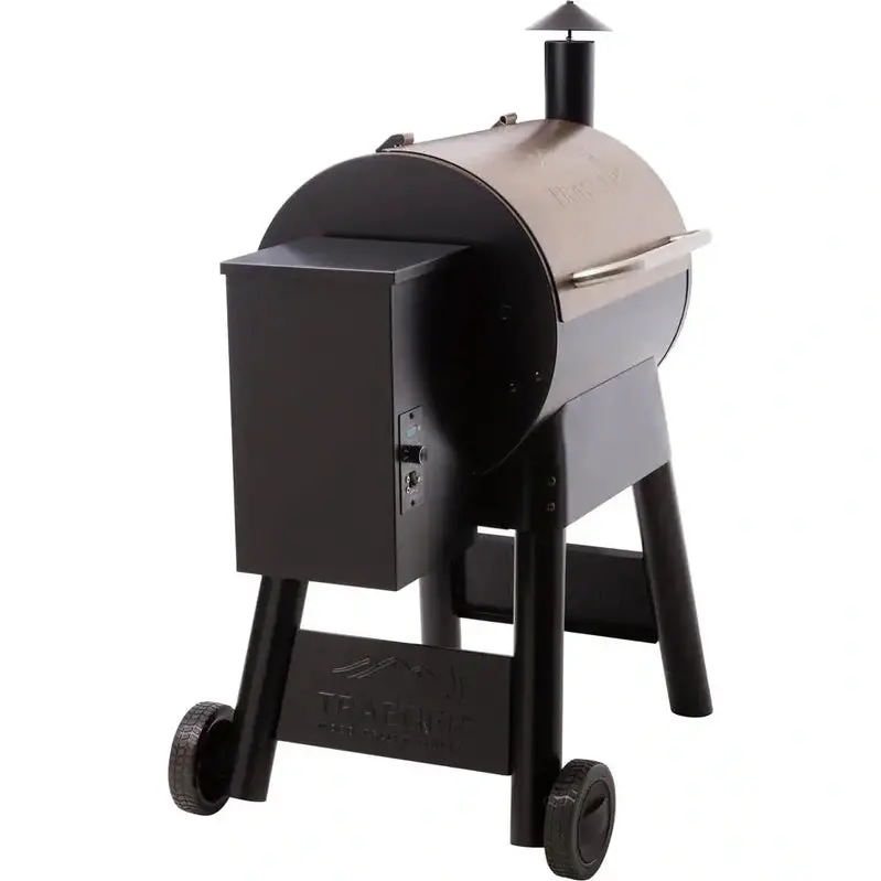 Pro Series 34-Inch Bronze Pellet Grill Featuring Extended Cooking Capacity