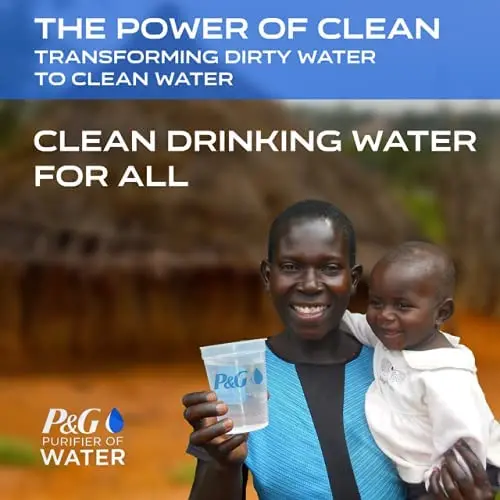 Procter & Gamble Purifier of Water Packets – 240 Emergency Water Purification Tablets for Camping & Disasters