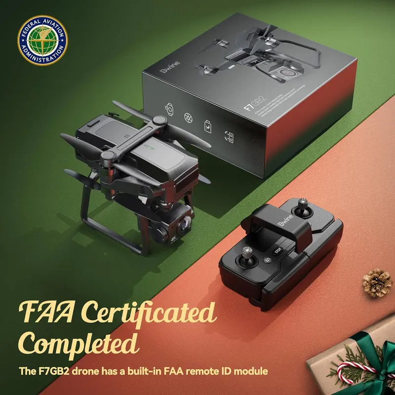 Professional 4K GPS Drone for Adults – 3-Axis Gimbal, 2-Mile Range, 75-Min Flight Time, Triple Battery Kit