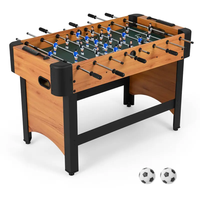 Professional-Grade 47-Inch Soccer Table – Full Competition Size, 22 Figures, Dual-Ball System
