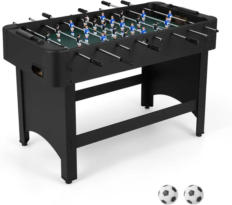 Professional-Grade 47-Inch Soccer Table – Full Competition Size, 22 Figures, Dual-Ball System