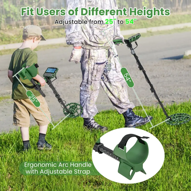 Professional-Grade Metal Detector for Adults – High Sensitivity Treasure Hunting Tool 2