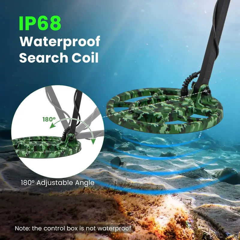 Professional-Grade Metal Detector for Adults – High Sensitivity Treasure Hunting Tool