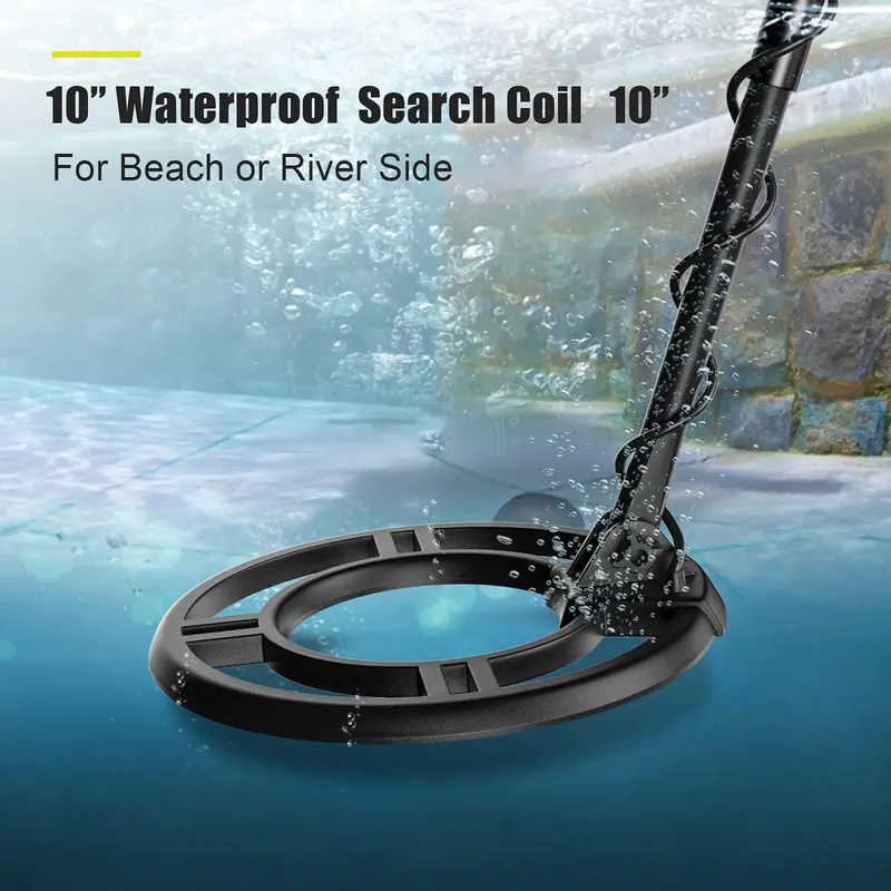 Professional-Grade Metal Detector Kit for Adults – Treasure Hunting Tool (Black) 2