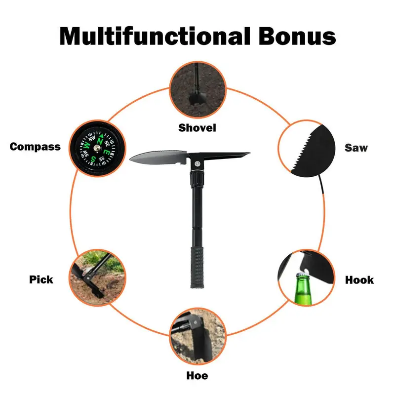 Professional-Grade Metal Detector Kit for Adults – Treasure Hunting Tool (Black)