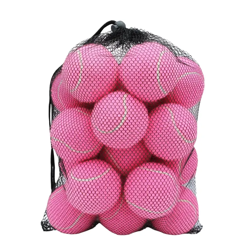 Professional-Grade Training Tennis Balls (20-Pack) – 2.58" Diameter with Mesh Carry Bag