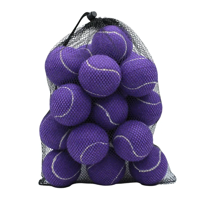 Professional-Grade Training Tennis Balls (20-Pack) – 2.58" Diameter with Mesh Carry Bag