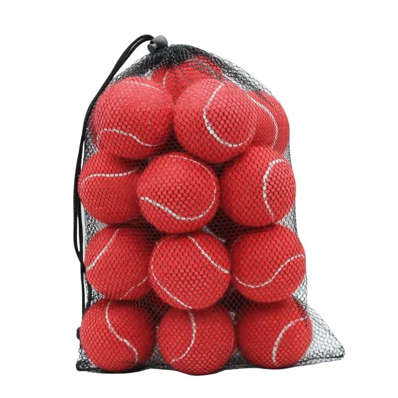 Professional-Grade Training Tennis Balls (20-Pack) – 2.58" Diameter with Mesh Carry Bag