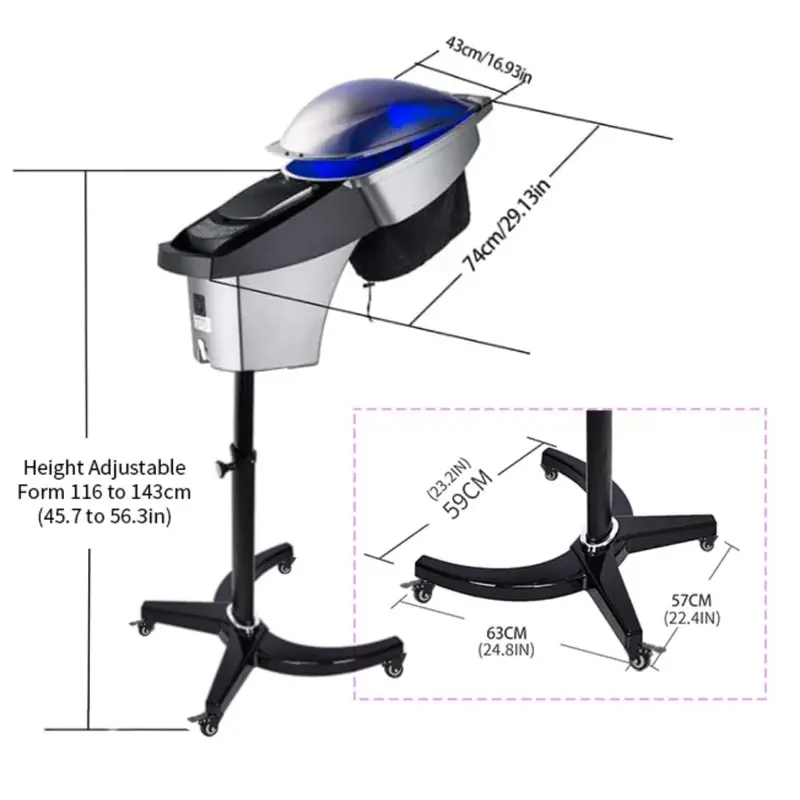 Professional Ozone Micro Mist Hair Steamer – O3 Color Processing Accelerator for Salons 2
