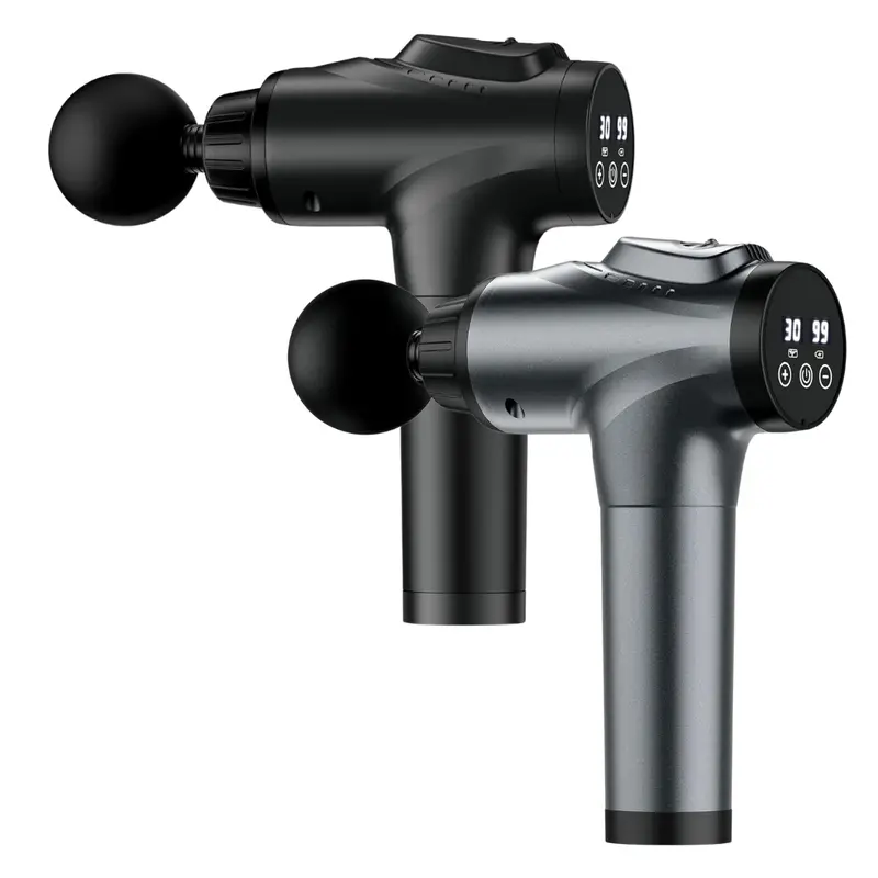 Professional Percussion Massage Gun: 30 Speeds, 9 Interchangeable Attachments