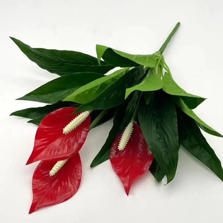PVC Potted Artificial Plant – Low-Maintenance Desk or Shelf Accent, 50 cm