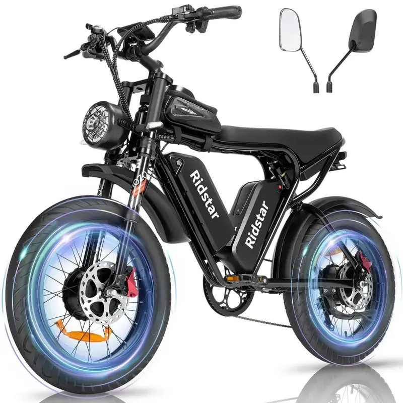Q20PRO Dual-Motor Electric Bike — 2000W, 52V/40Ah Battery, High-Performance E-Bike