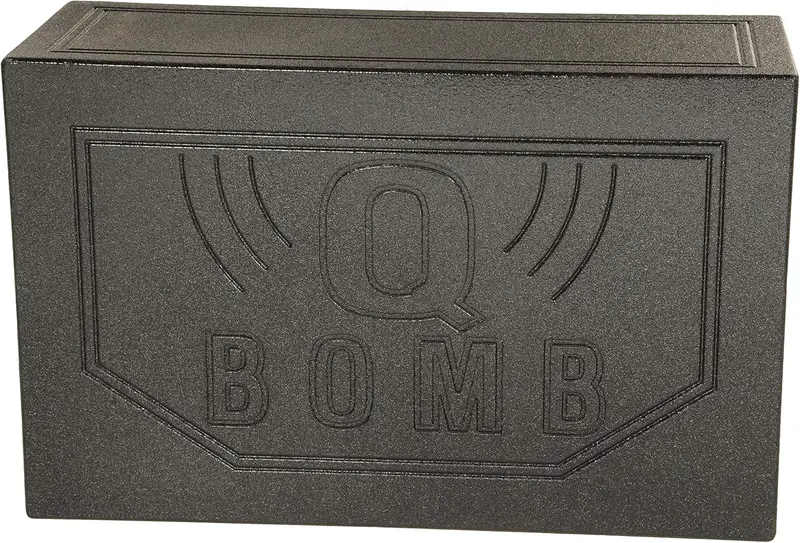 QPower QBOMB12VL Dual 12-Inch Vented Subwoofer Enclosure – Durable MDF Cabinet with Rhino Liner Finish