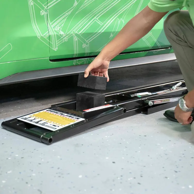 QuickJack 7000TL Dual-Post Portable Car Lift – 7000 lb Capacity, 27" Lift Height, Auto-Locking Safety System