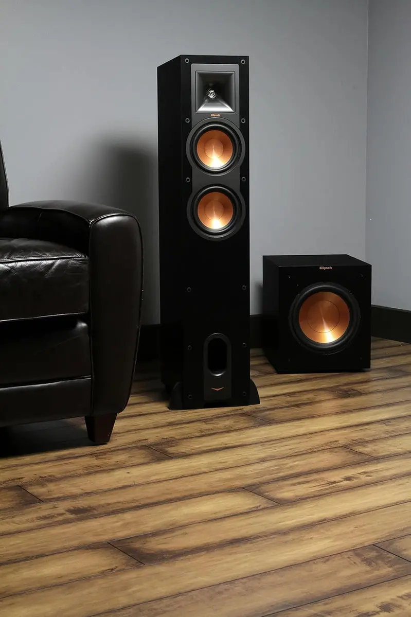 R-12SW Front-Firing Subwoofer with Copper-Spun 12" Driver and 400W Digital Amplifier