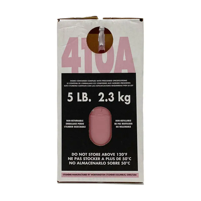 R-410A Refrigerant – 5-Pound Cylinder for HVAC System Recharging and Maintenance