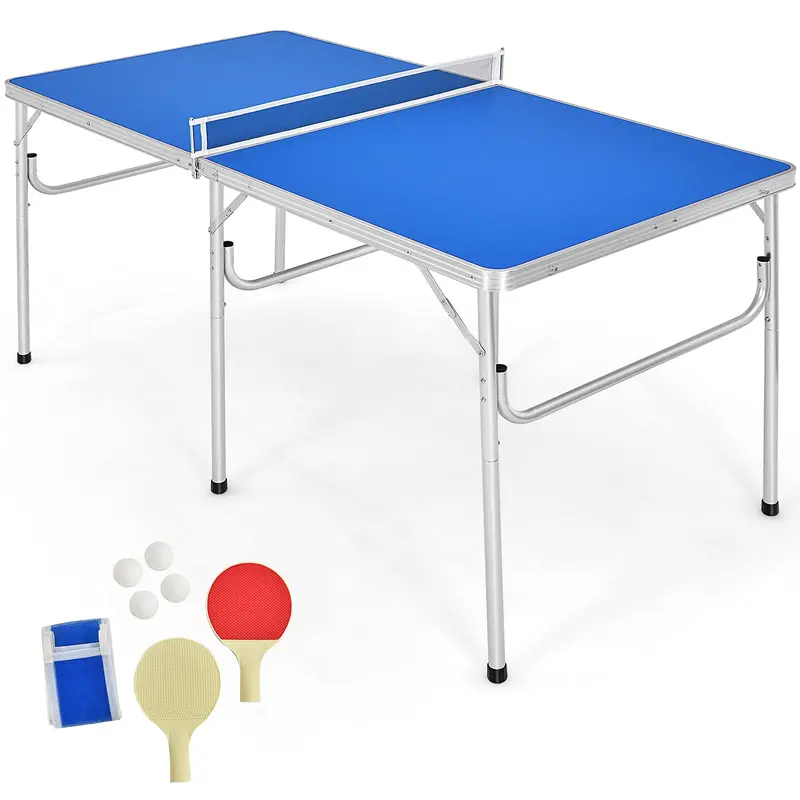 Ready-to-Play Portable Table Tennis Set – Includes Paddles and Balls