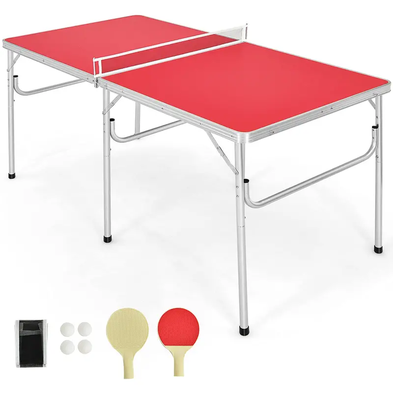 Ready-to-Play Portable Table Tennis Set – Includes Paddles and Balls