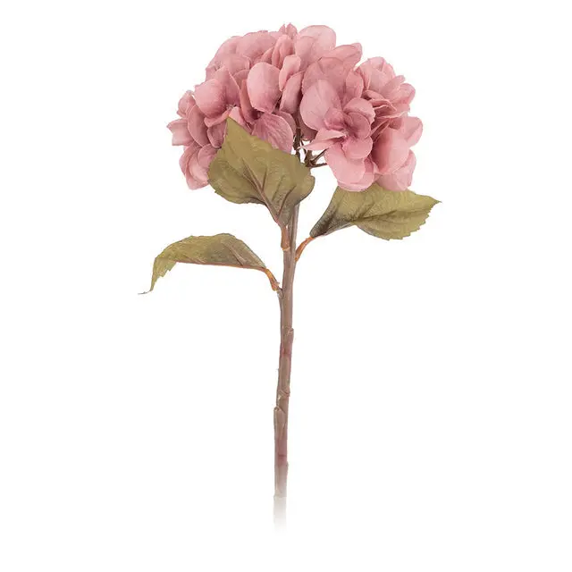 Realistic Autumn Hydrangea Stem – Lifelike Faux Floral Branch for Wedding & Interior Decor