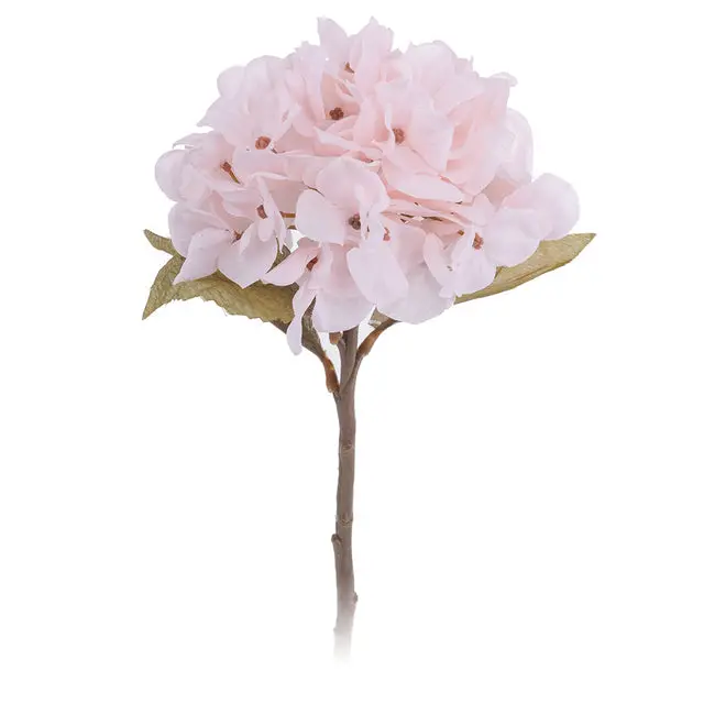 Realistic Autumn Hydrangea Stem – Lifelike Faux Floral Branch for Wedding & Interior Decor