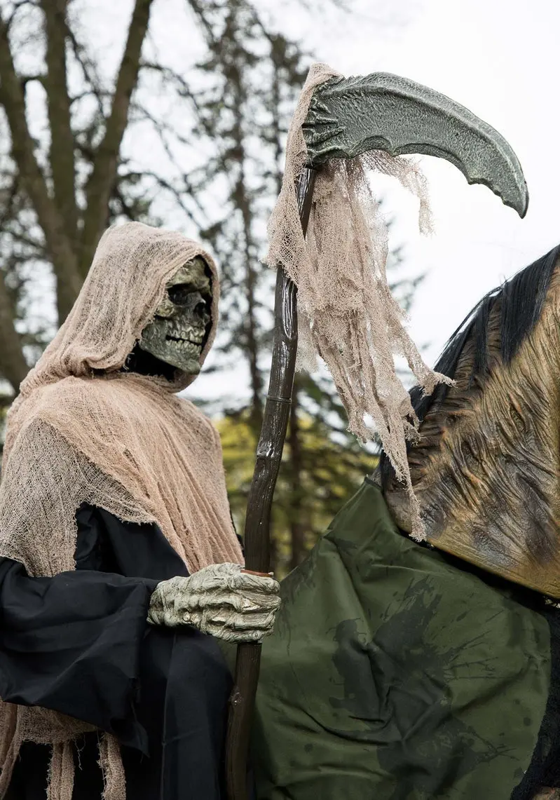 Reaper's Ride Animatronic Haunted House Prop with Motion Effects