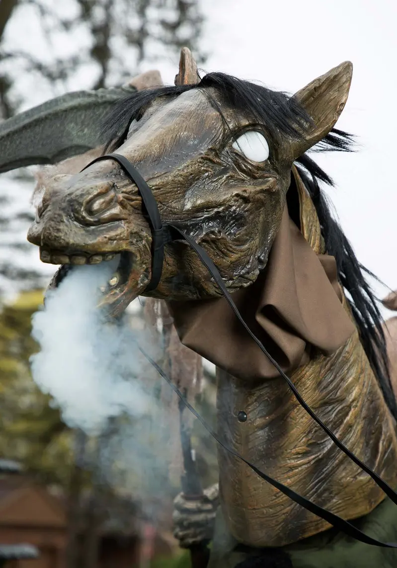 Reaper's Ride Animatronic Haunted House Prop with Motion Effects