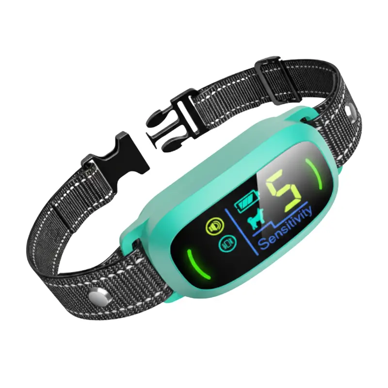 Rechargeable Bark Collar for Dogs – Beep + Vibration Feedback, 5 Sensitivity Tiers