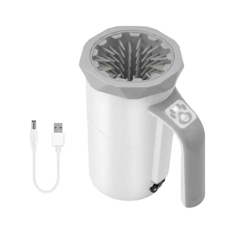Rechargeable Paw Cleaner with Rotating Silicone Brush
