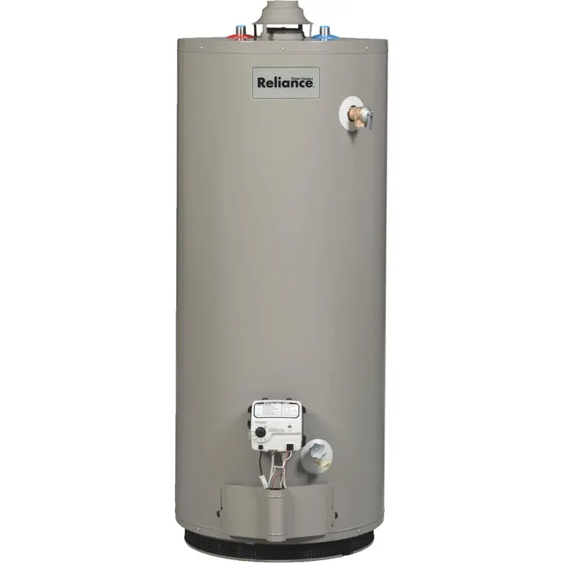Reliance 40-Gallon LP Gas Water Heater – Eco-Insulated with Green Choice Burner