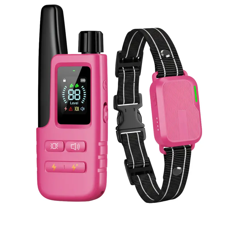 Remote-Controlled Dog Training Collar – Customizable Fit & Progressive Correction Levels