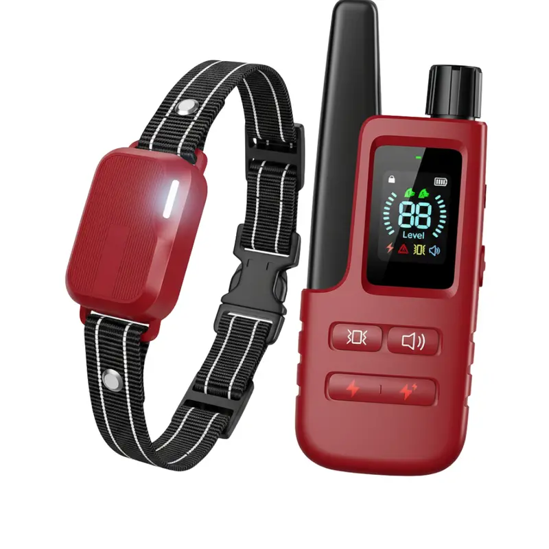 Remote-Controlled Dog Training Collar – Customizable Fit & Progressive Correction Levels 2