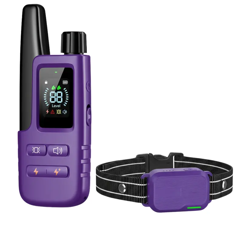 Remote-Controlled Dog Training Collar – Customizable Fit & Progressive Correction Levels
