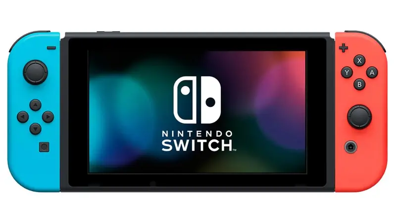 Renewed Nintendo Switch Console — Bundled with Neon Blue & Red Joy-Con